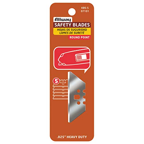 3 Notch Round Point Razor Blade 2-5/32 in. L 5 pk X423