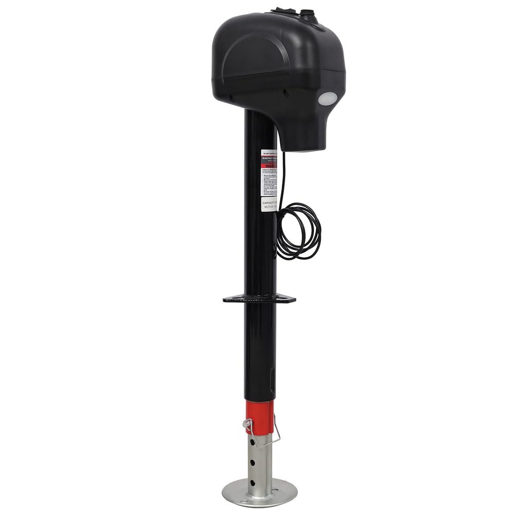 3500 lbs 12V Electric Trailer Jack with 18" Drop Leg D51035
