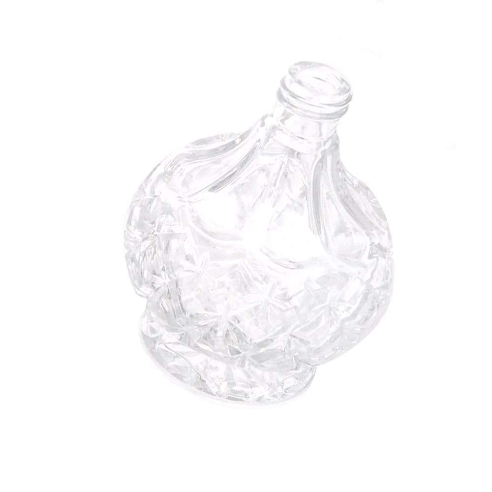 80ml Clear Crystal Perfume Bottle Gold Spray Atomizer Refillable Glass L65074