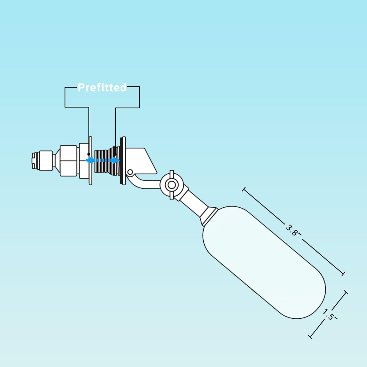 RO/DI Float Valve Kit U75618