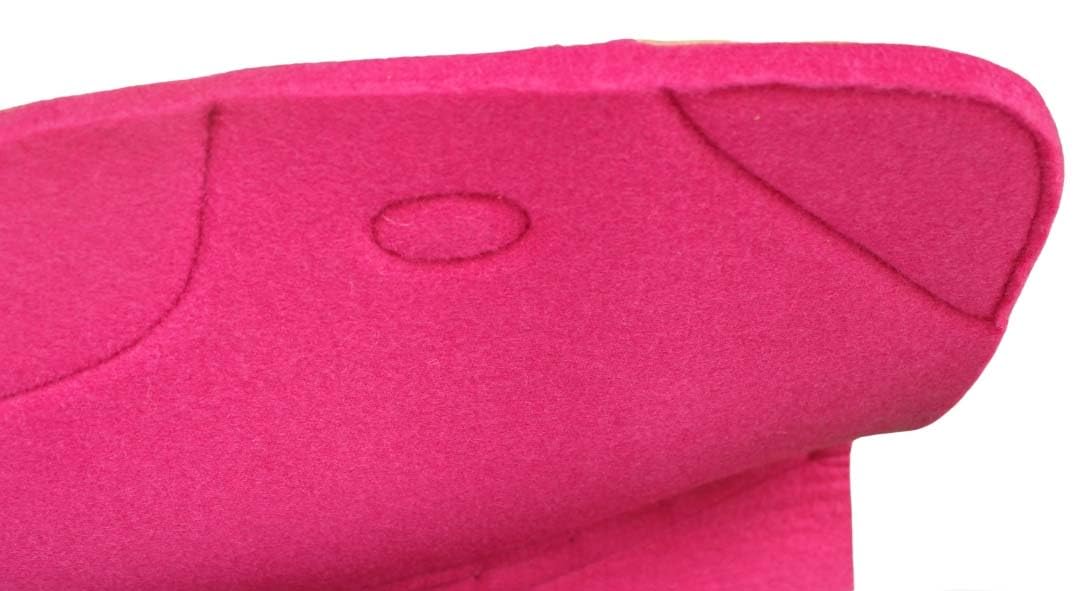 Contoured Wool Felt Moisture Wicking Saddle Pad A375