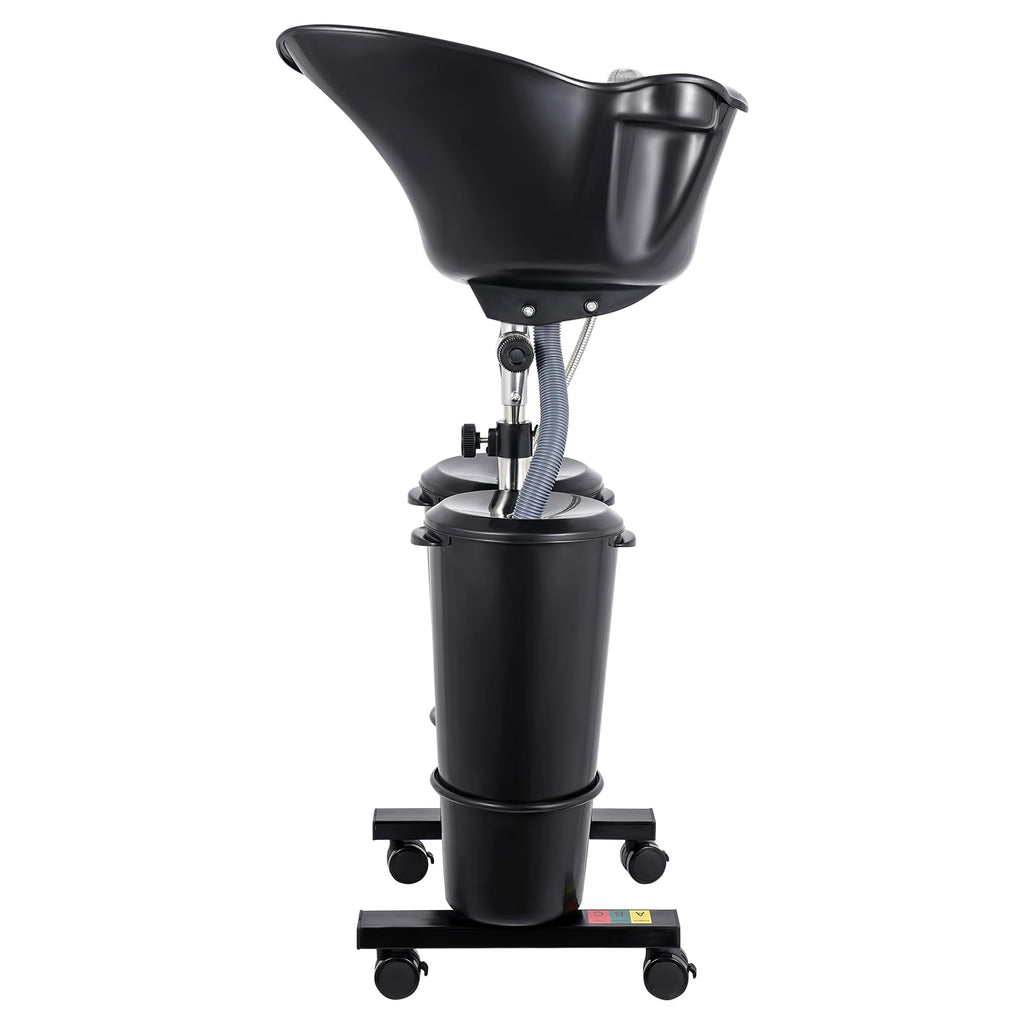 Portable Shampoo Basin with 2 Water Buckets & Electric Pump K395