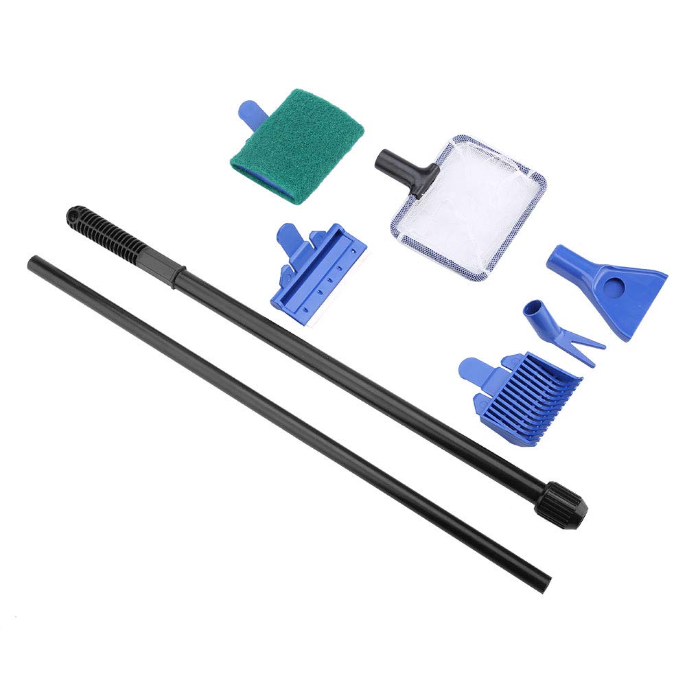 Aquarium Cleaning Kit 5 in 1 Retractable Stainless Steel Scraper R5871