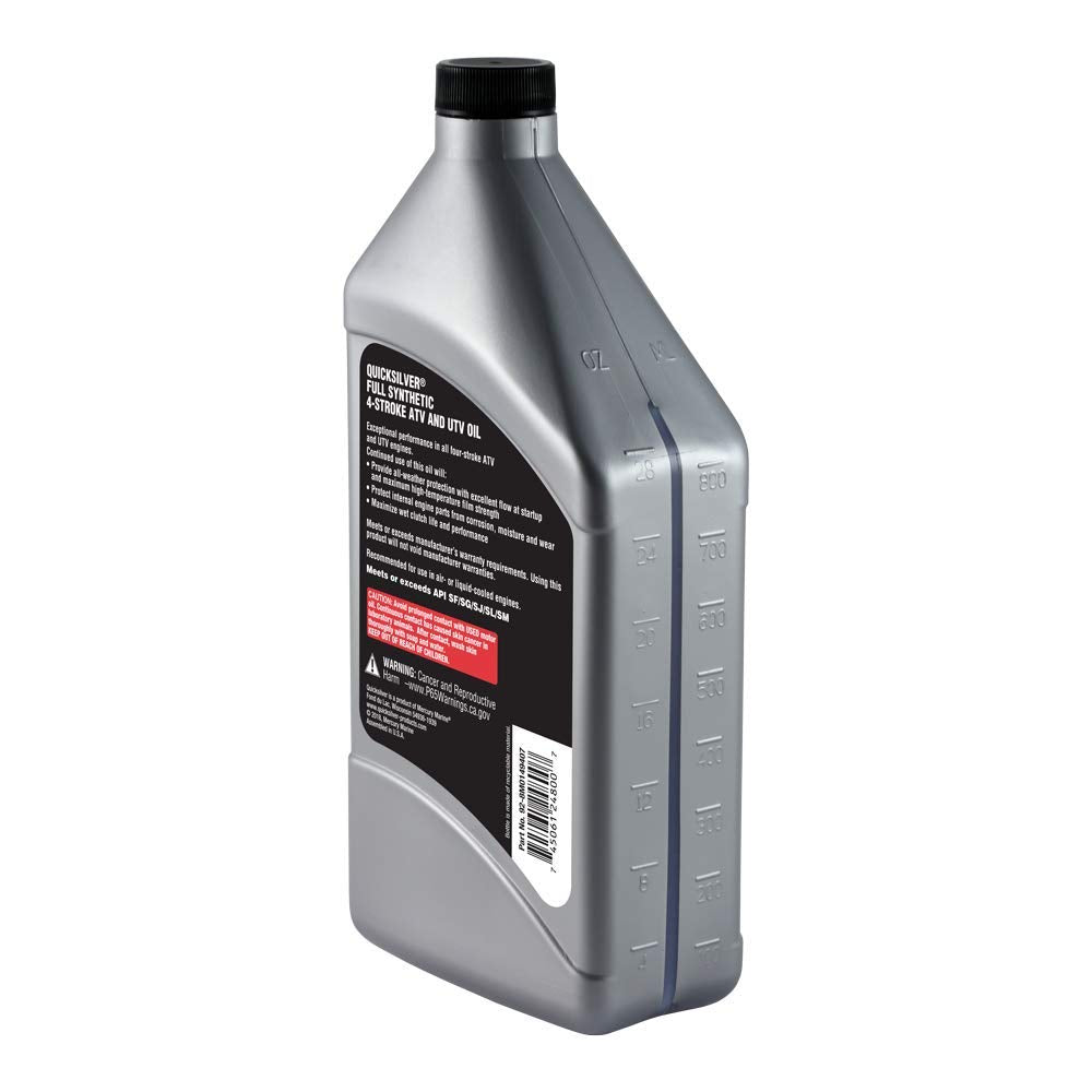 5W-50 Full Synthetic 4-Stroke Engine Oil, 1 Quart R241