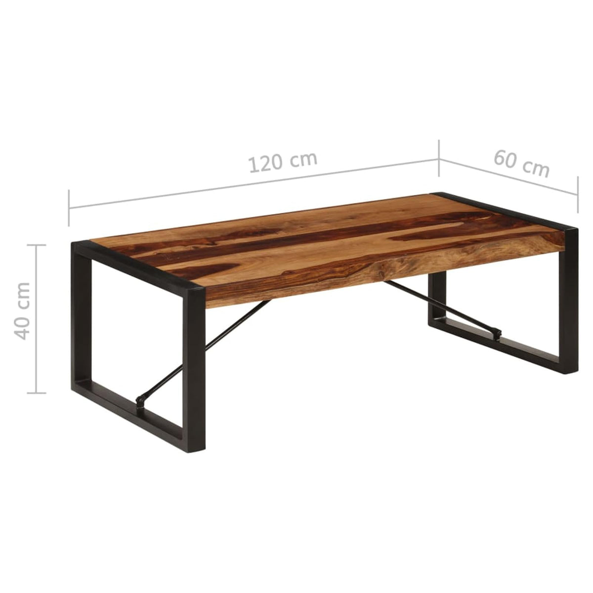 Solid Sheesham Wood Coffee Table Q74214