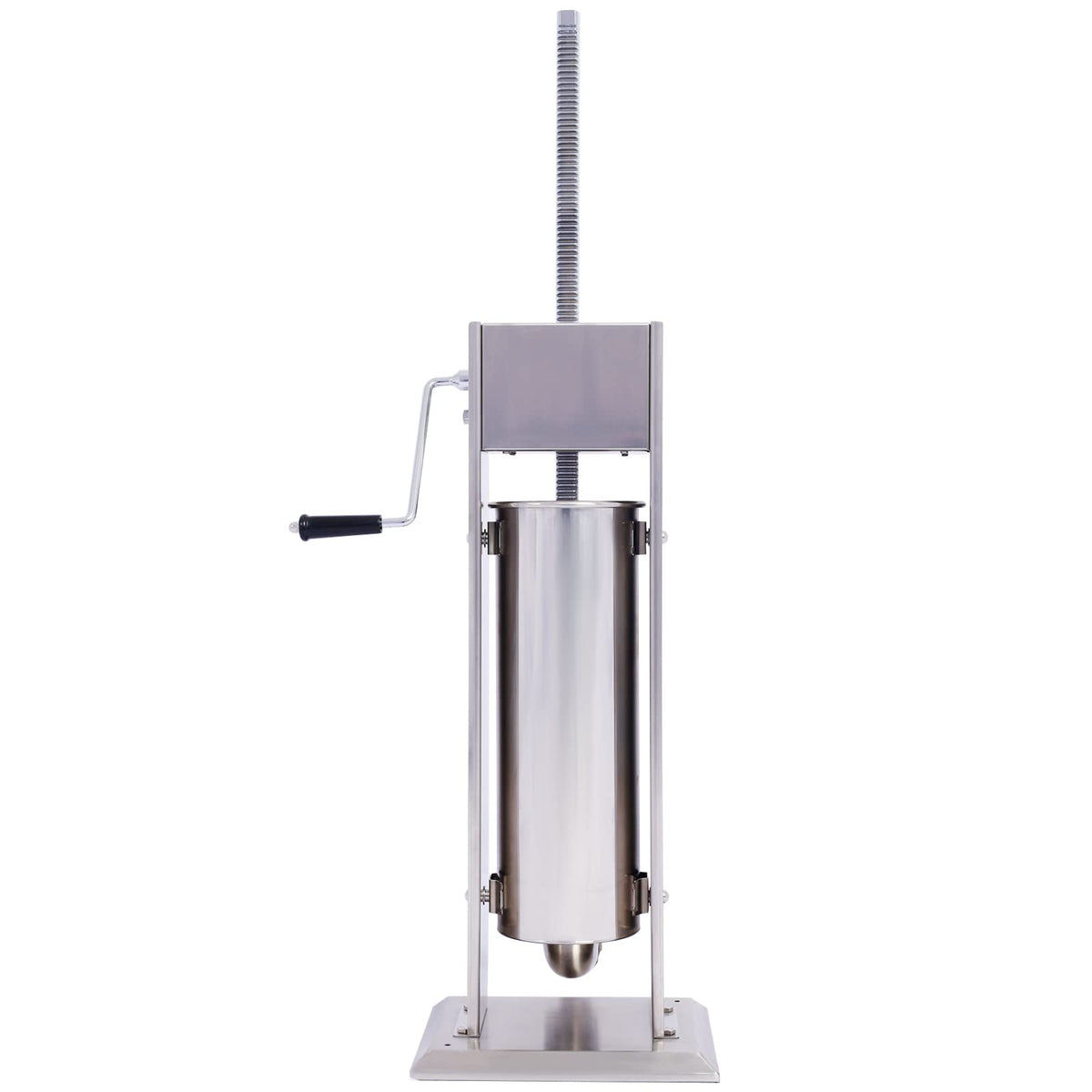 Manual Stainless Steel 15LB Sausage Stuffer with 4 Stuffing Tubes B9429