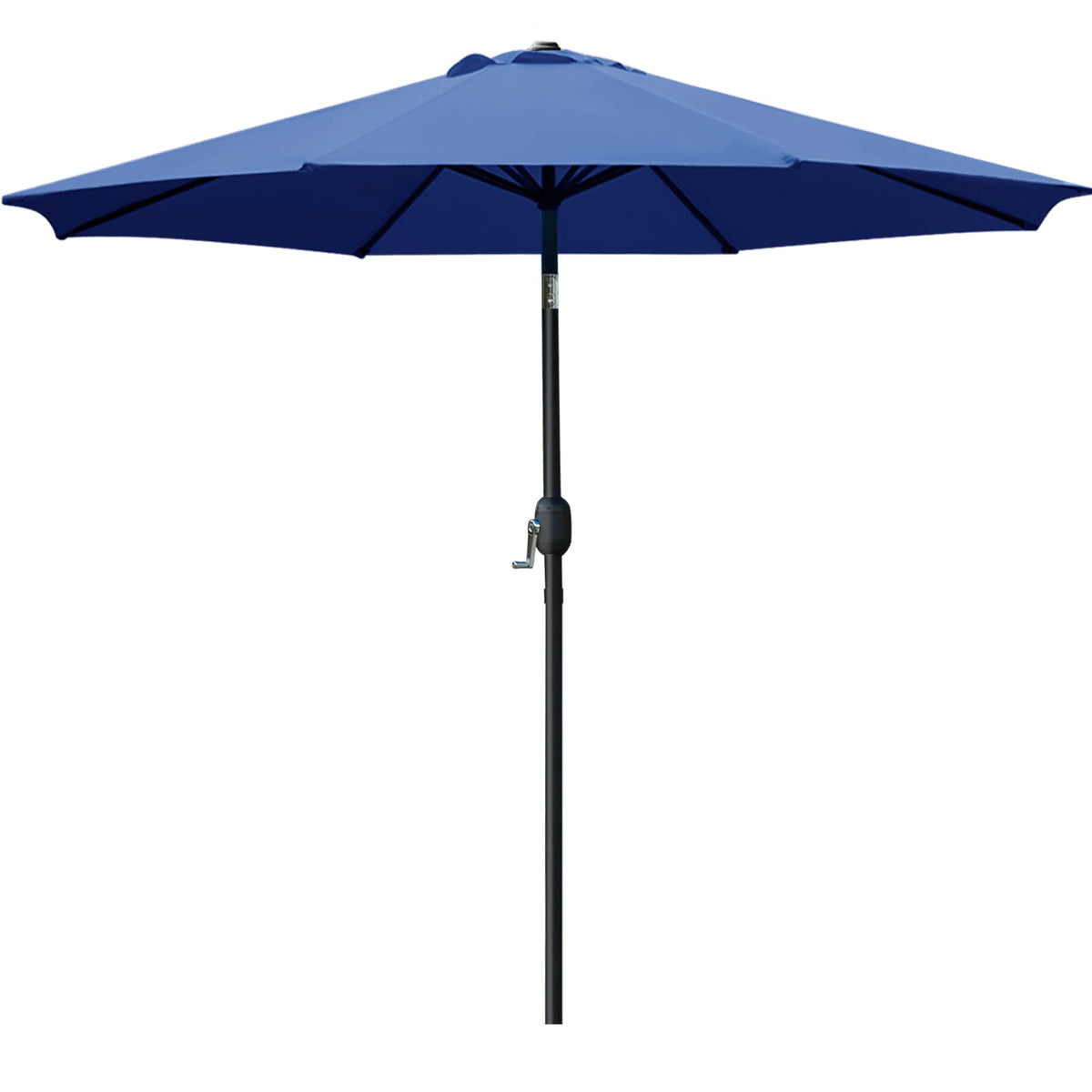 9' Patio Umbrella with 8 Ribs Navy Blue B21056