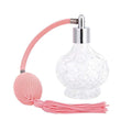 80ml Clear Crystal Perfume Bottle Gold Spray Atomizer Refillable Glass L65074