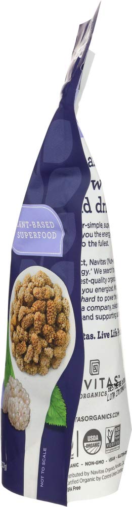 Organic Sun-Dried White Mulberries 8 oz P606236