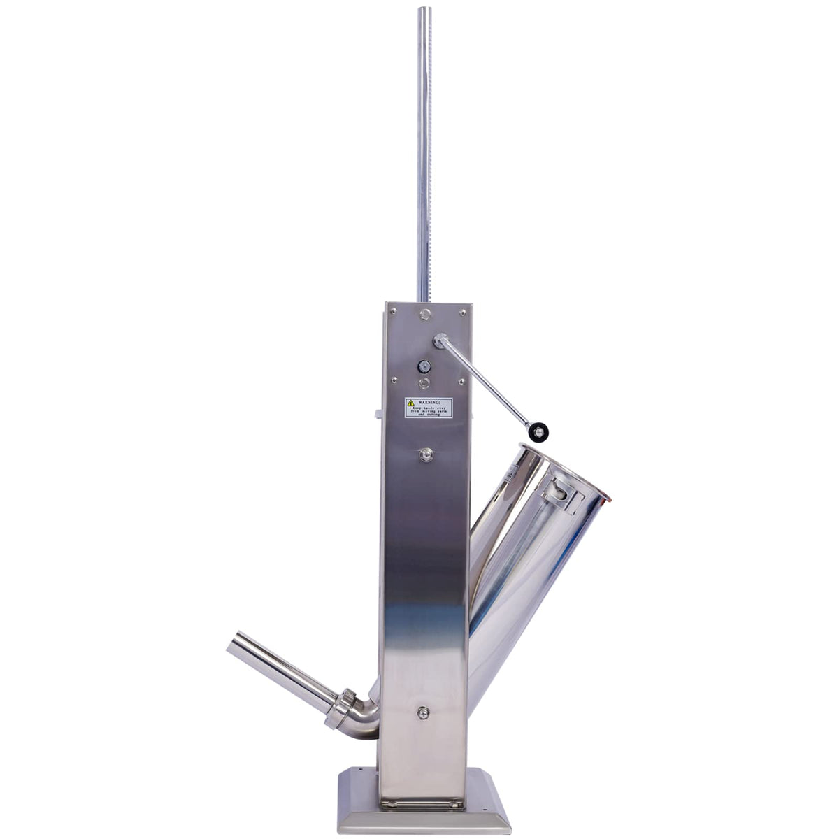 Manual Stainless Steel 15LB Sausage Stuffer with 4 Stuffing Tubes B9429