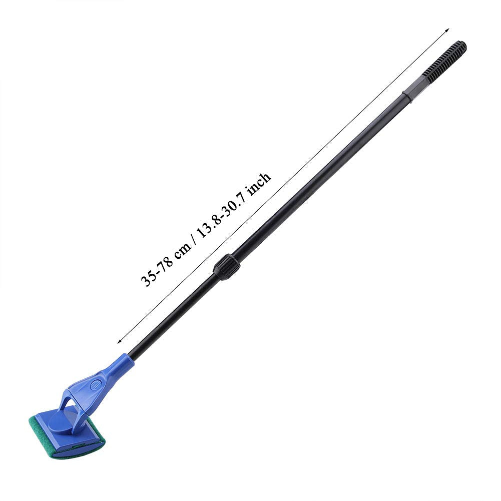 Aquarium Cleaning Kit 5 in 1 Retractable Stainless Steel Scraper R5871