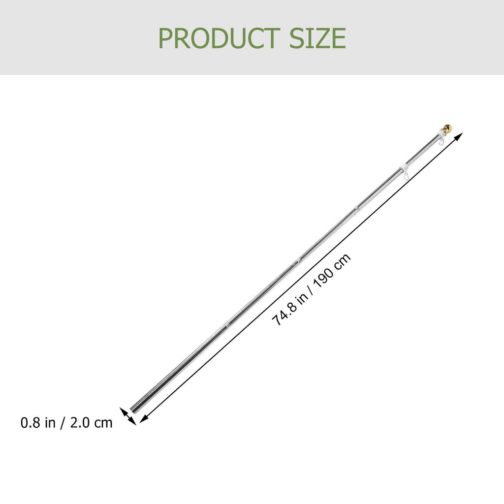 Detachable Flag Pole Kit Stainless Steel A45121