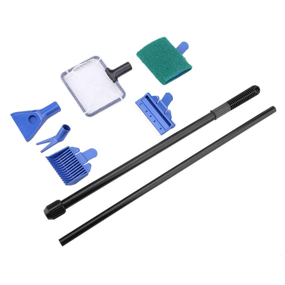 Aquarium Cleaning Kit 5 in 1 Retractable Stainless Steel Scraper R5871