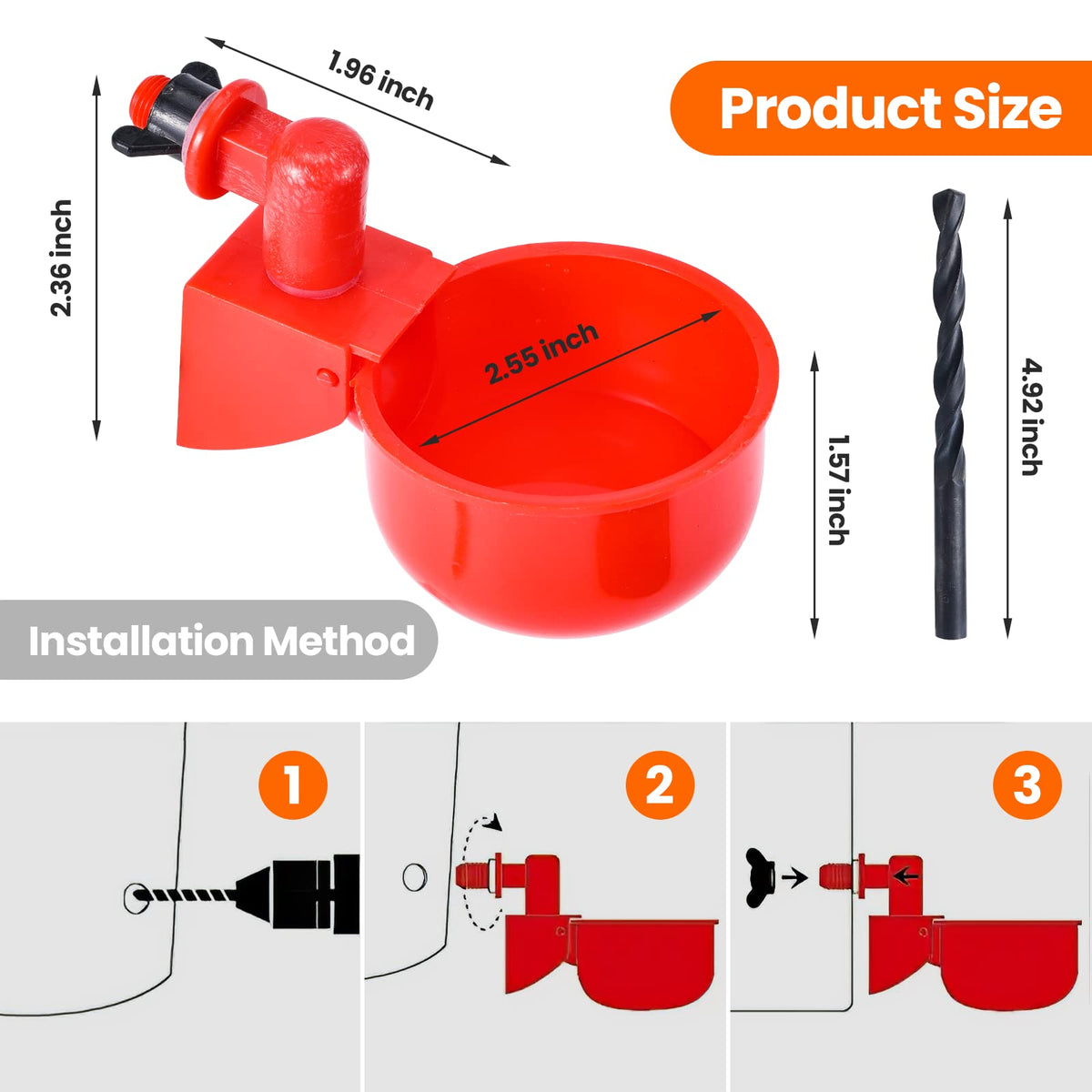 24 Pack Automatic Chicken Waterer Z546