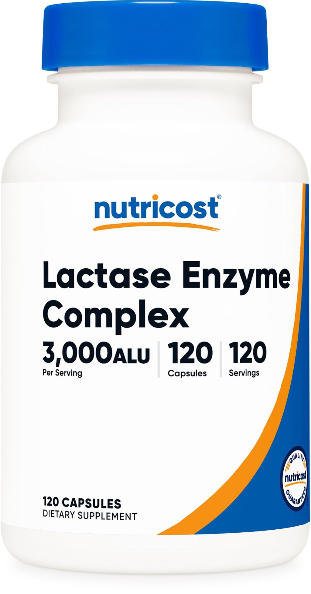 Lactase Enzyme Complex 120 Capsules Gluten-Free N99868