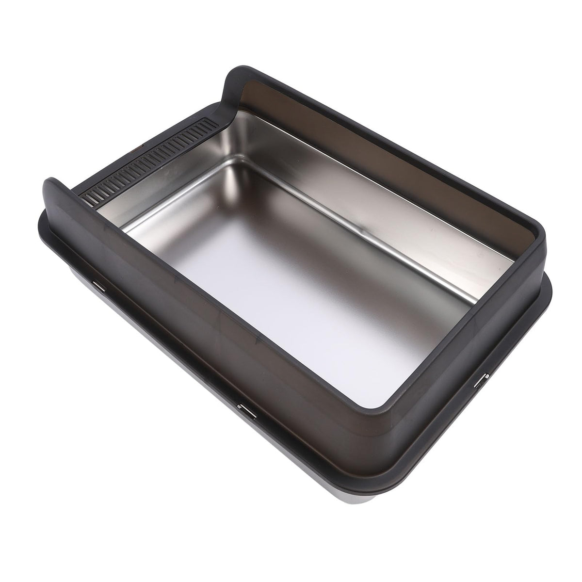 Stainless Steel Top Entry Cat Litter Box with Lid I52737