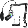 USB Condenser Gaming Microphone with Mic Arm D900
