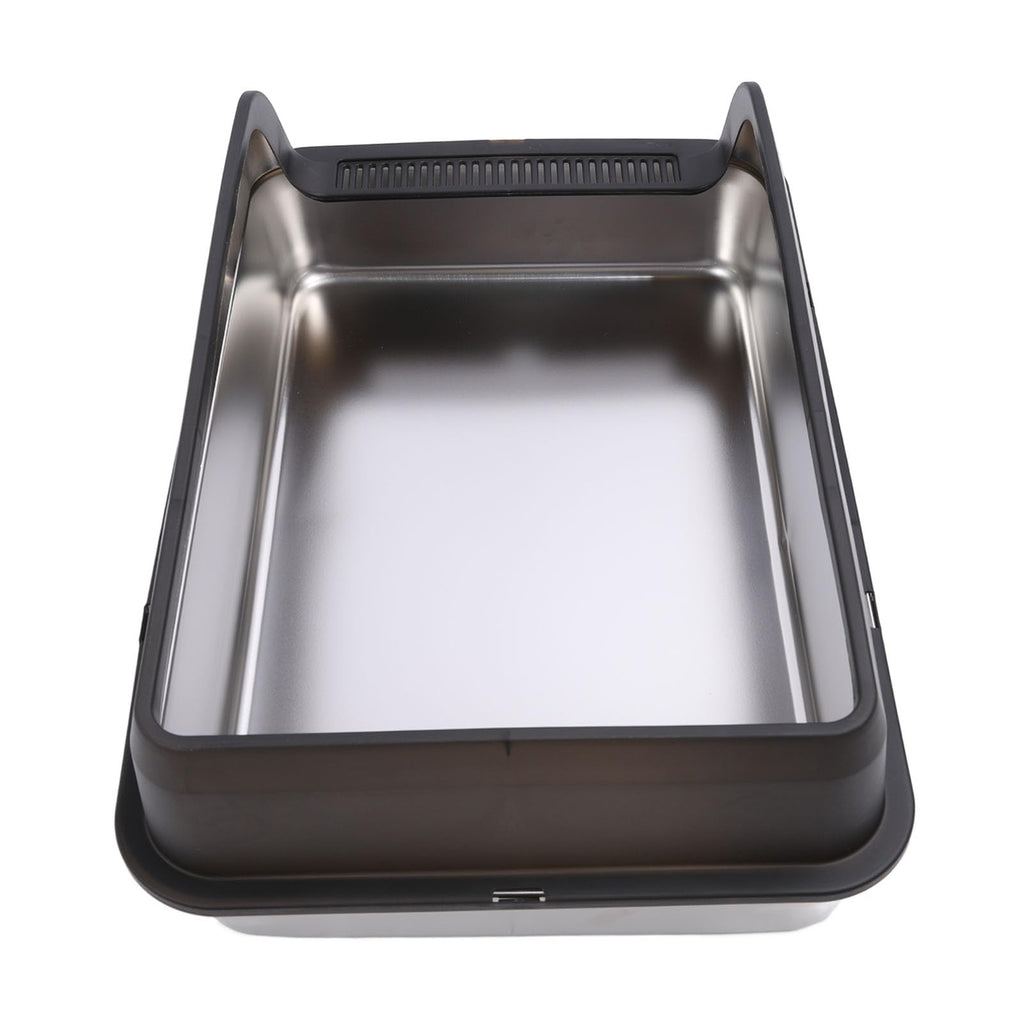 Stainless Steel Top Entry Cat Litter Box with Lid I52737