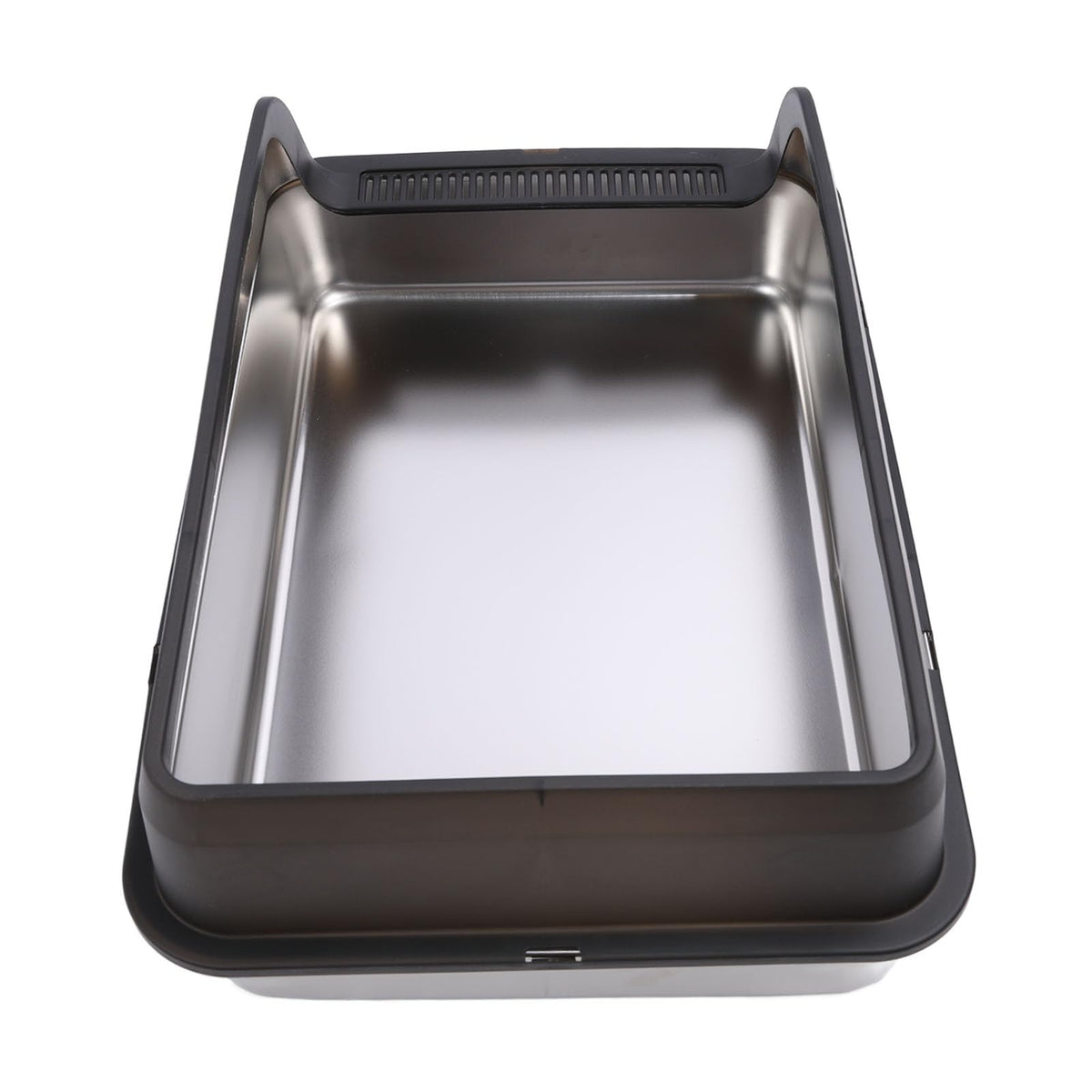 Stainless Steel Top Entry Cat Litter Box with Lid I52737