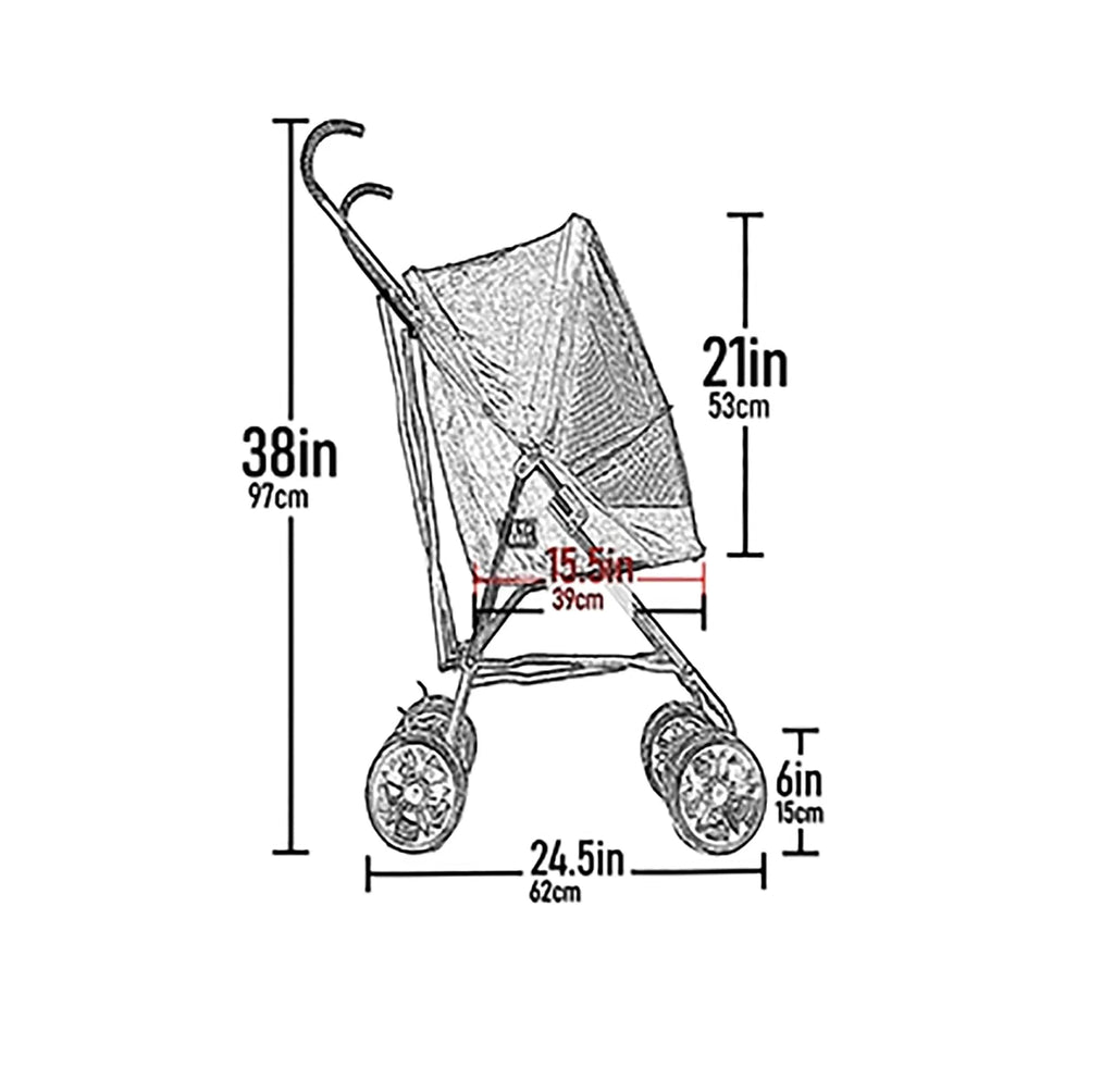 Pet Gear Travel Lite Plus Stroller D283859