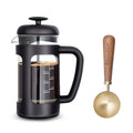 12 oz French Press Coffee Tea Maker with 10g Measuring Spoon C994