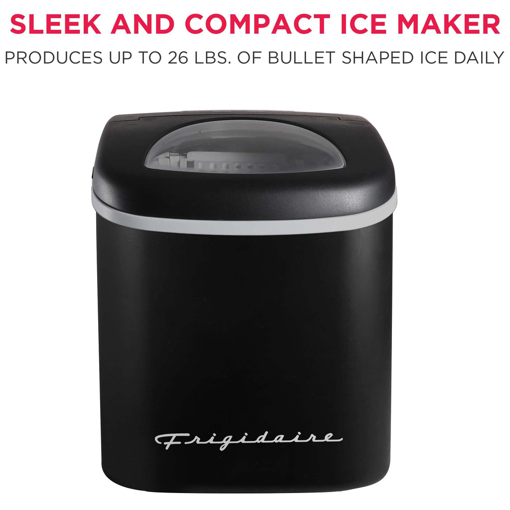 Compact Countertop Ice Maker 26 lb per Day Black D462