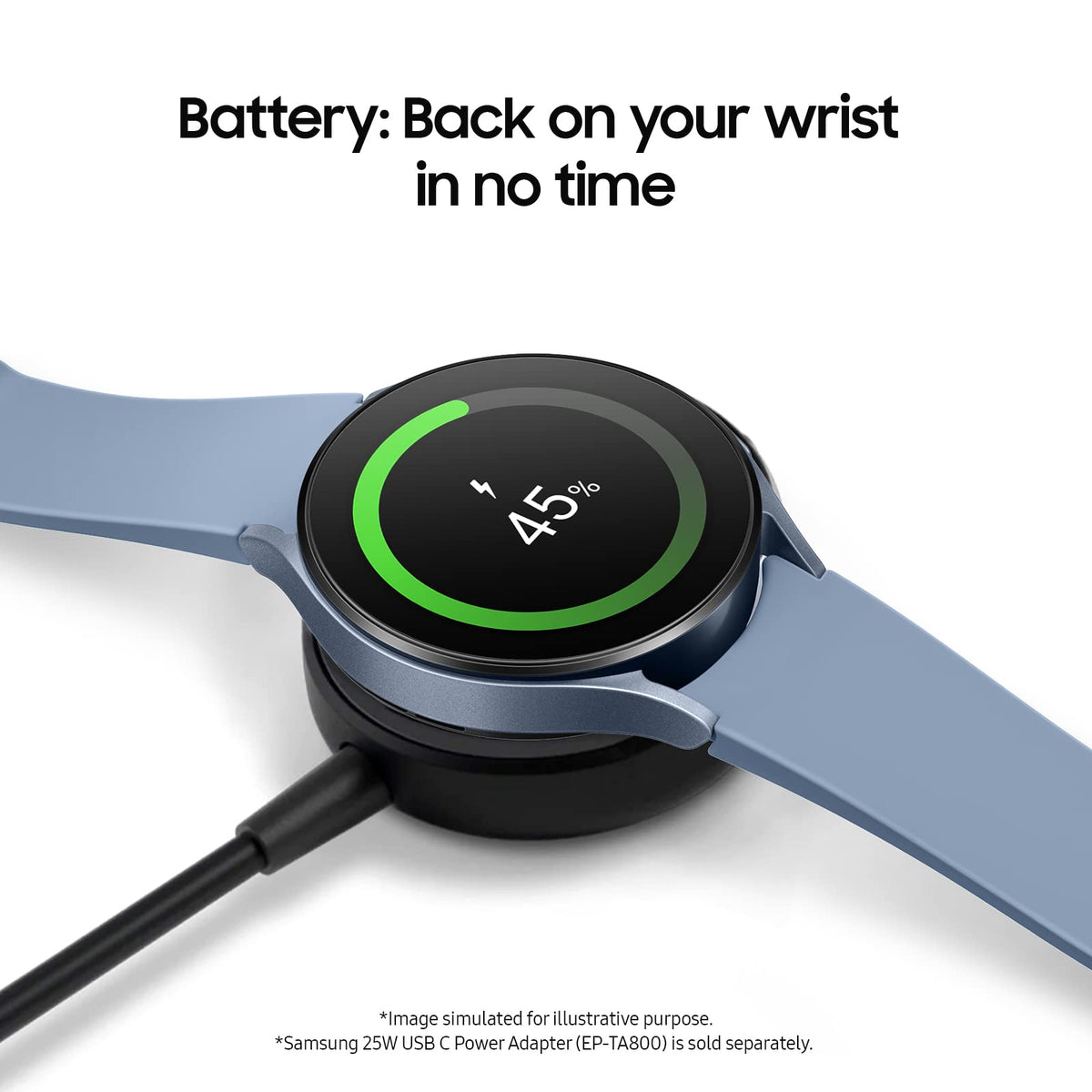 40mm Bluetooth Smartwatch with Fitness and Sleep Tracker, Pink Gold Bezel J7766