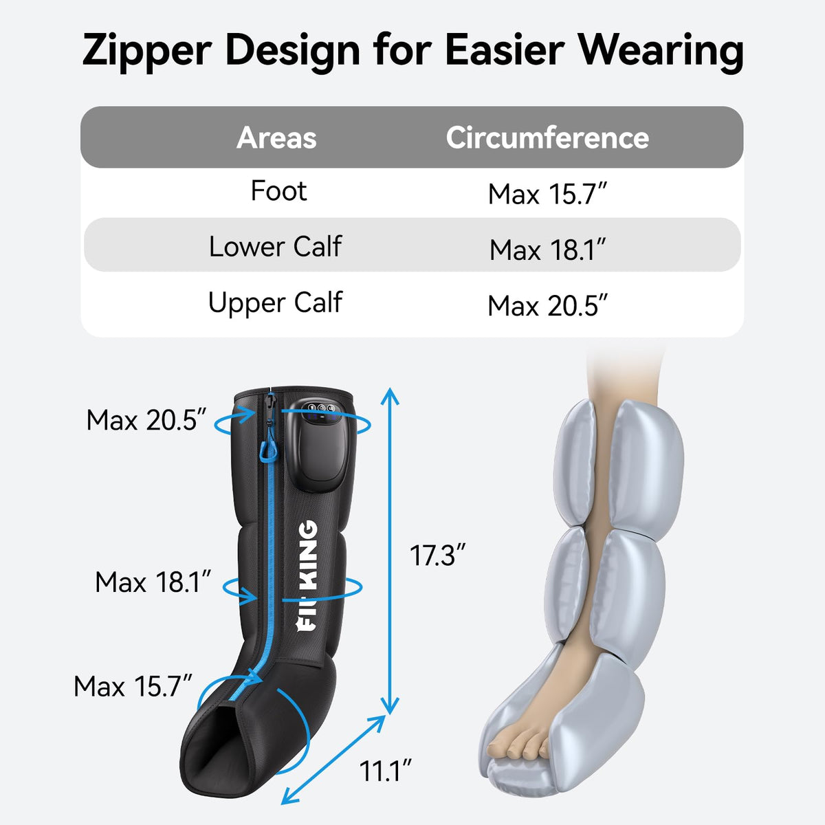Cordless Foot and Calf Massage Boots V714