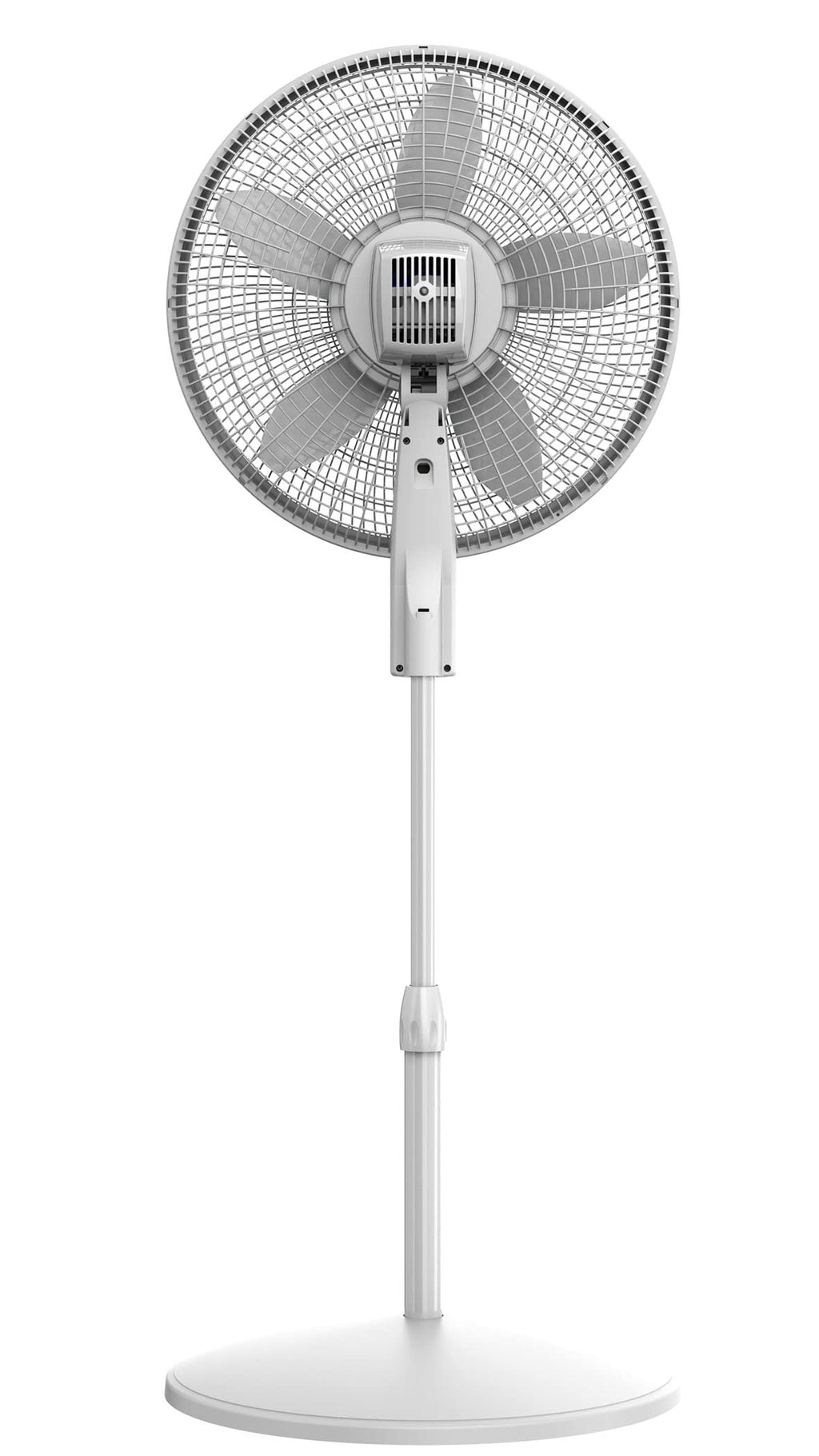 Oscillating Pedestal Fan with 12 Speeds, 8 Hour Timer, Adjustable Height, Remote Control, White Z167015