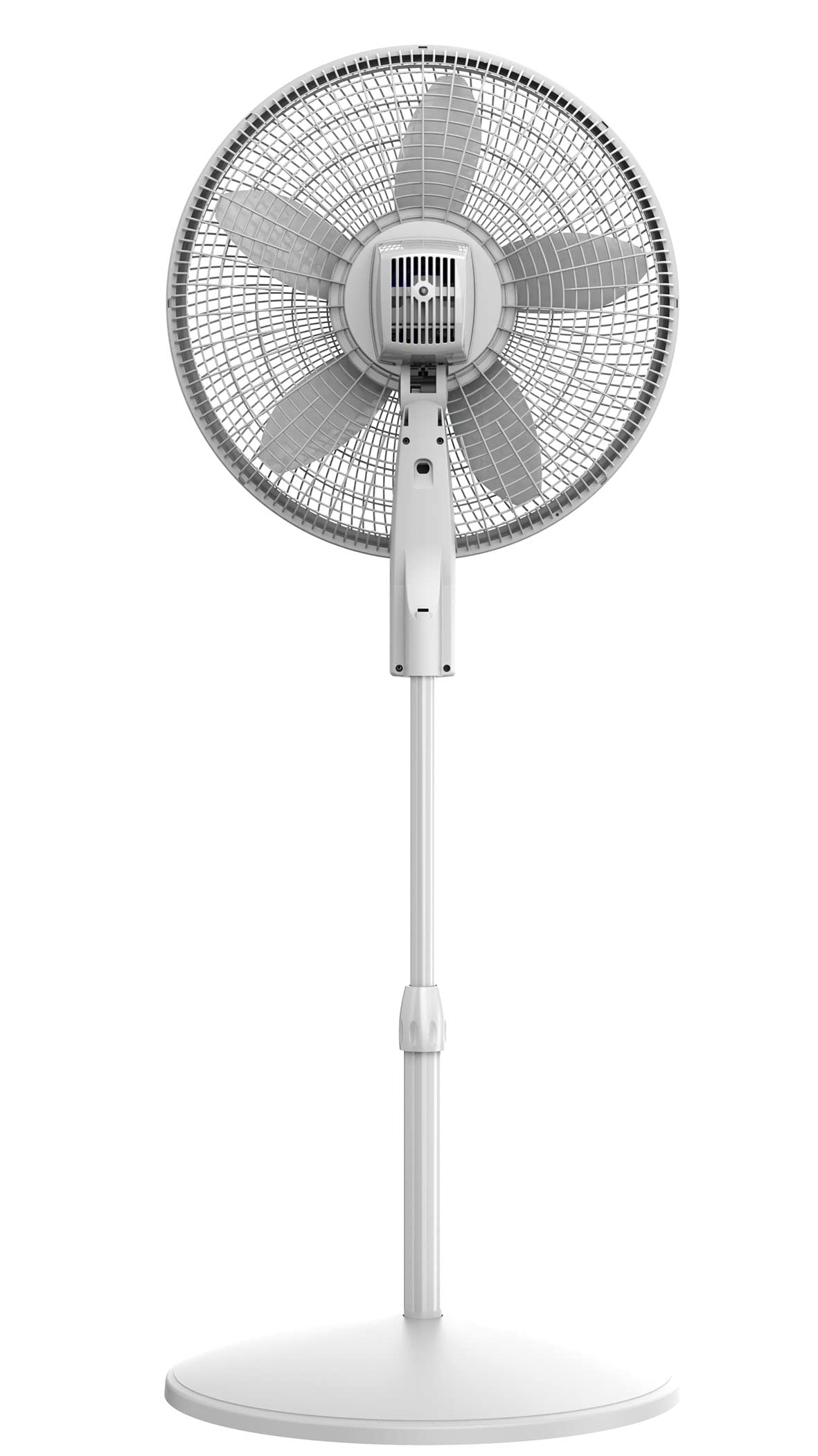 Oscillating Pedestal Fan with 12 Speeds, 8 Hour Timer, Adjustable Height, Remote Control, White Z167015