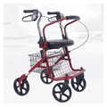 Upright Folding Rollator Walker with Seat P581