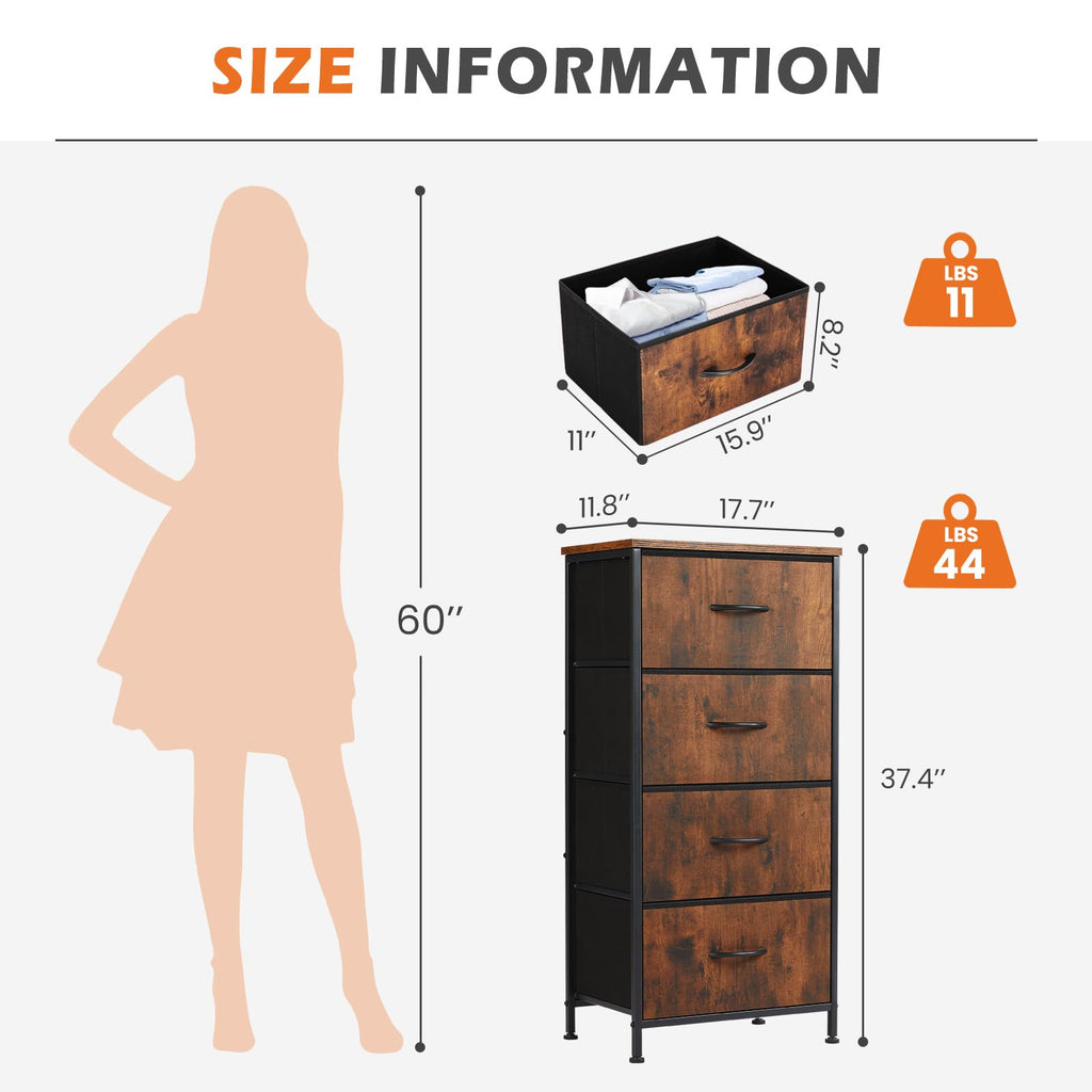 4 Drawer Dresser F973851