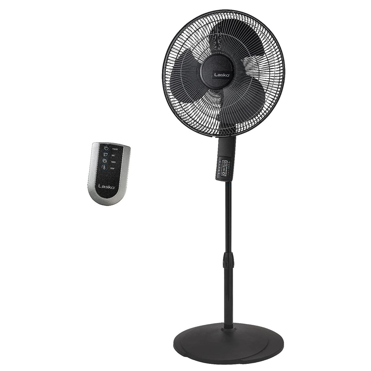 Oscillating Pedestal Fan 16" Black R61189