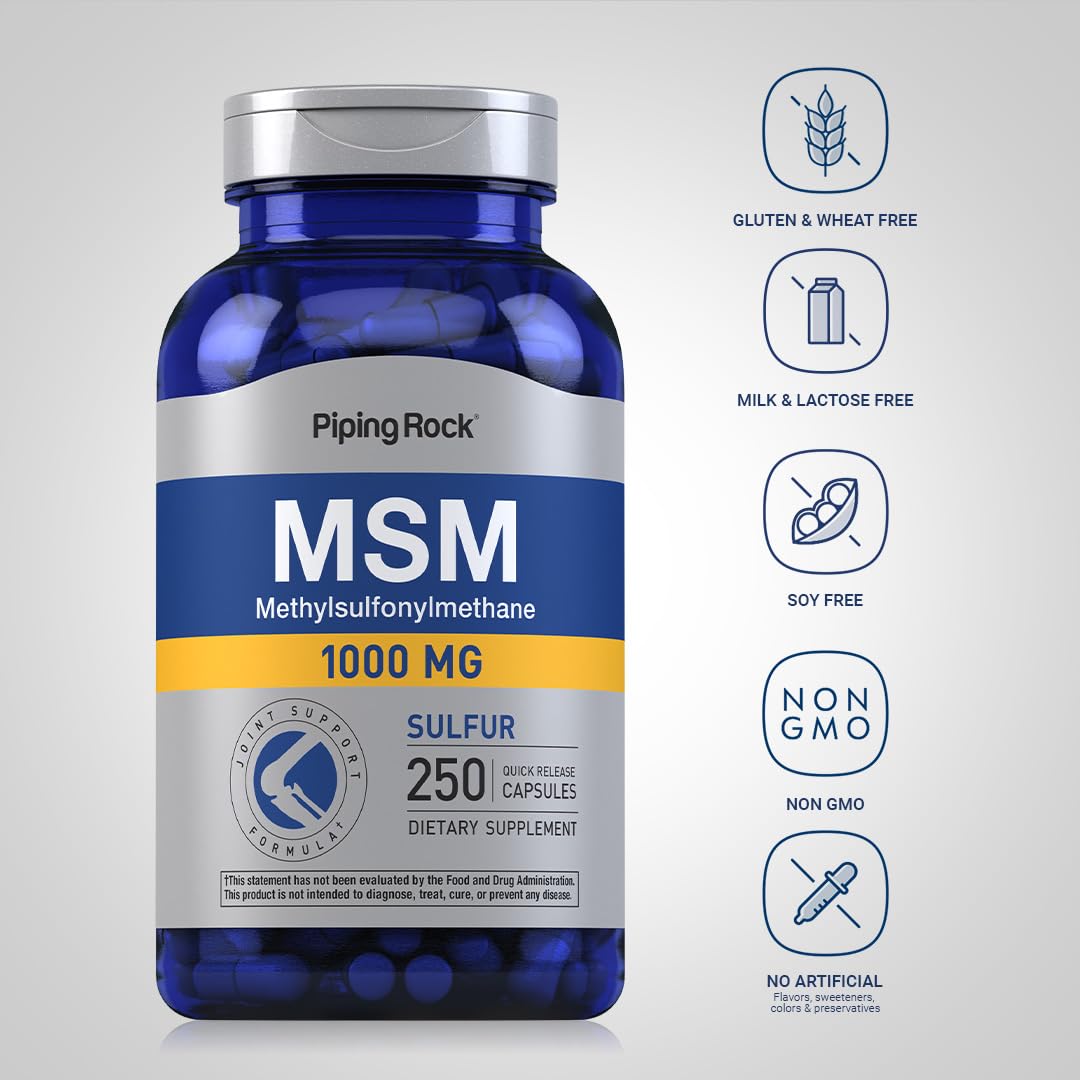 MSM 1000mg Capsules 250 Count K79294