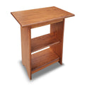 Slim Cherry End Table with Shelves U183266