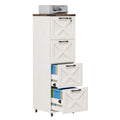 White 4 Drawer Office Filing Cabinet H87157