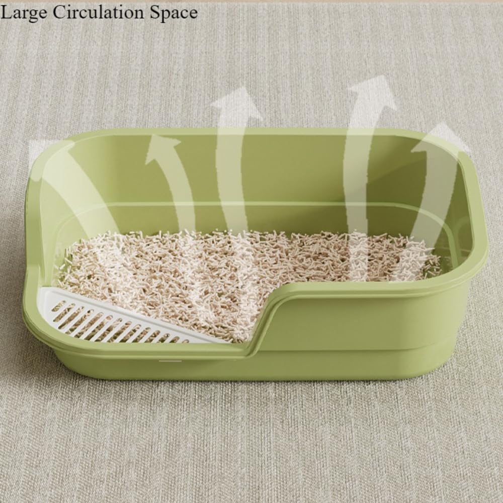 High Sides Low Entry Cat Litter Box N978