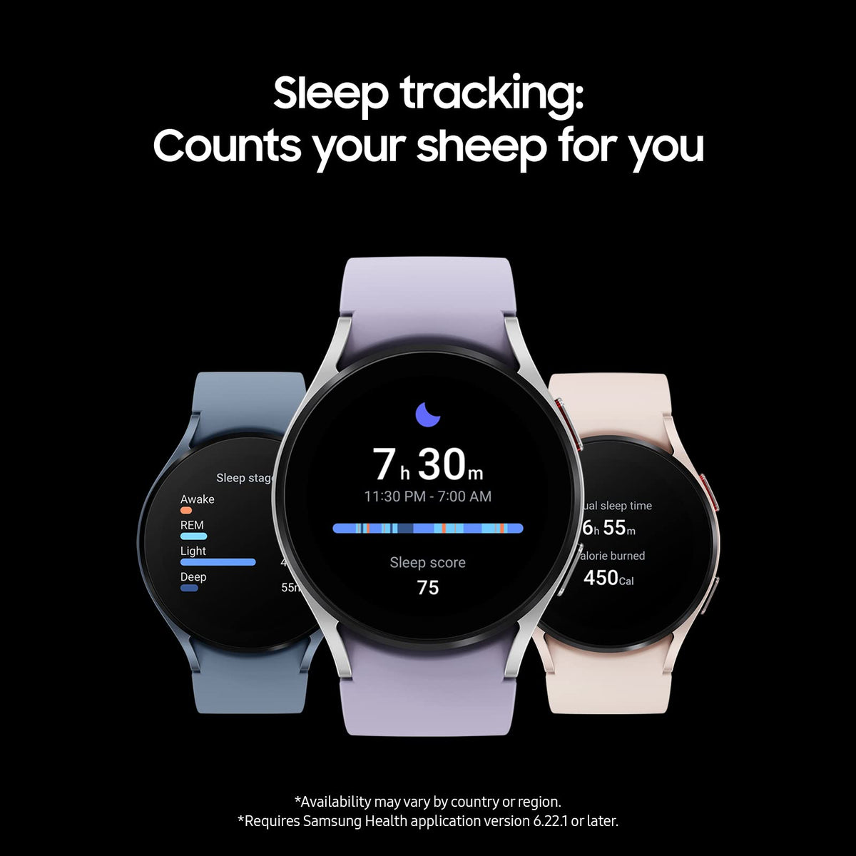 40mm Bluetooth Smartwatch with Fitness and Sleep Tracker, Pink Gold Bezel J7766