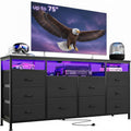 Dresser TV Stand with LED Lights H3184
