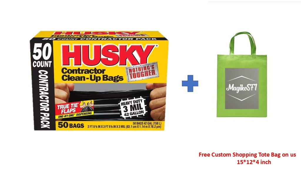42-Gallon Contractor Clean-Up Trash Bags 50 Count O91292