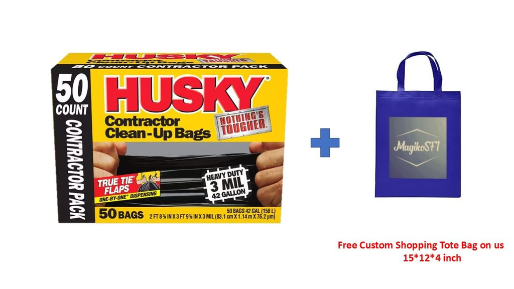 42-Gallon Contractor Clean-Up Trash Bags 50 Count O91292