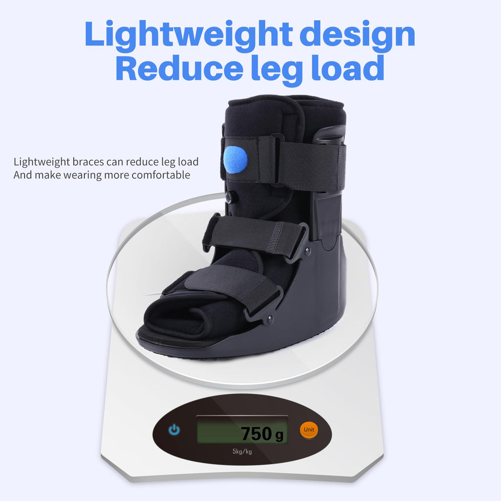 Black Medium Inflatable Walking Boot H416