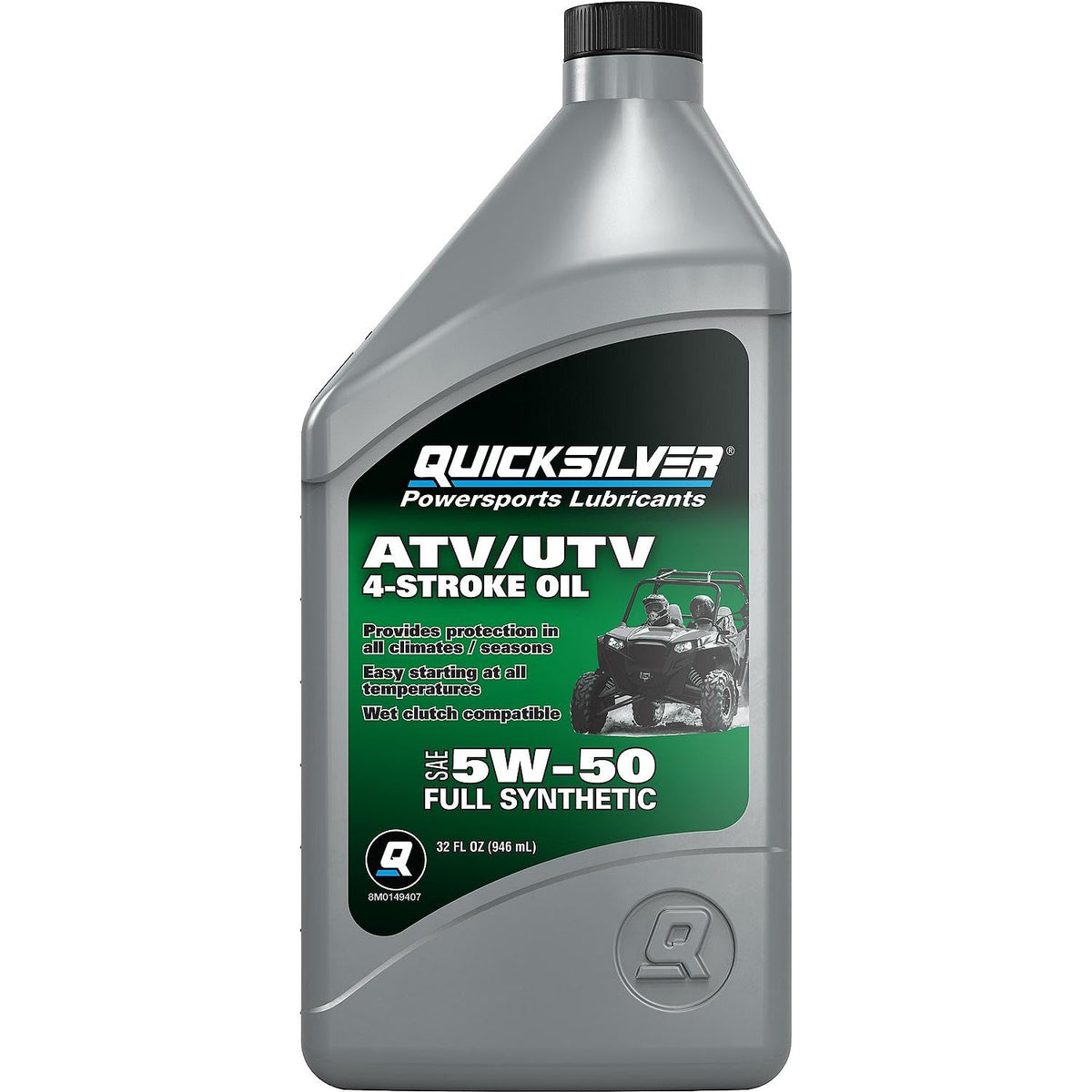 5W-50 Full Synthetic 4-Stroke Engine Oil, 1 Quart R241