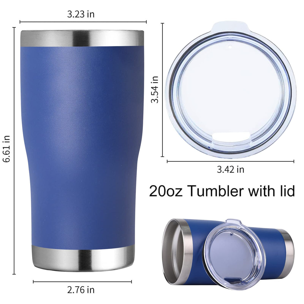 20oz Stainless Steel Insulated Tumbler W32052