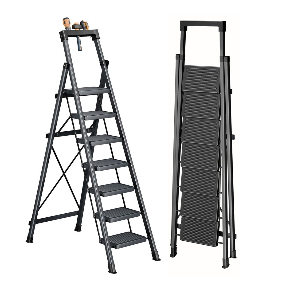 7 Step Ladder with Platform C6402