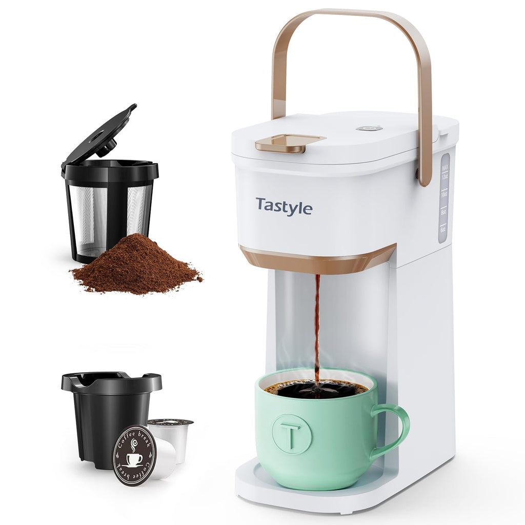 Mini Single Serve Coffee Maker with Handle H737931