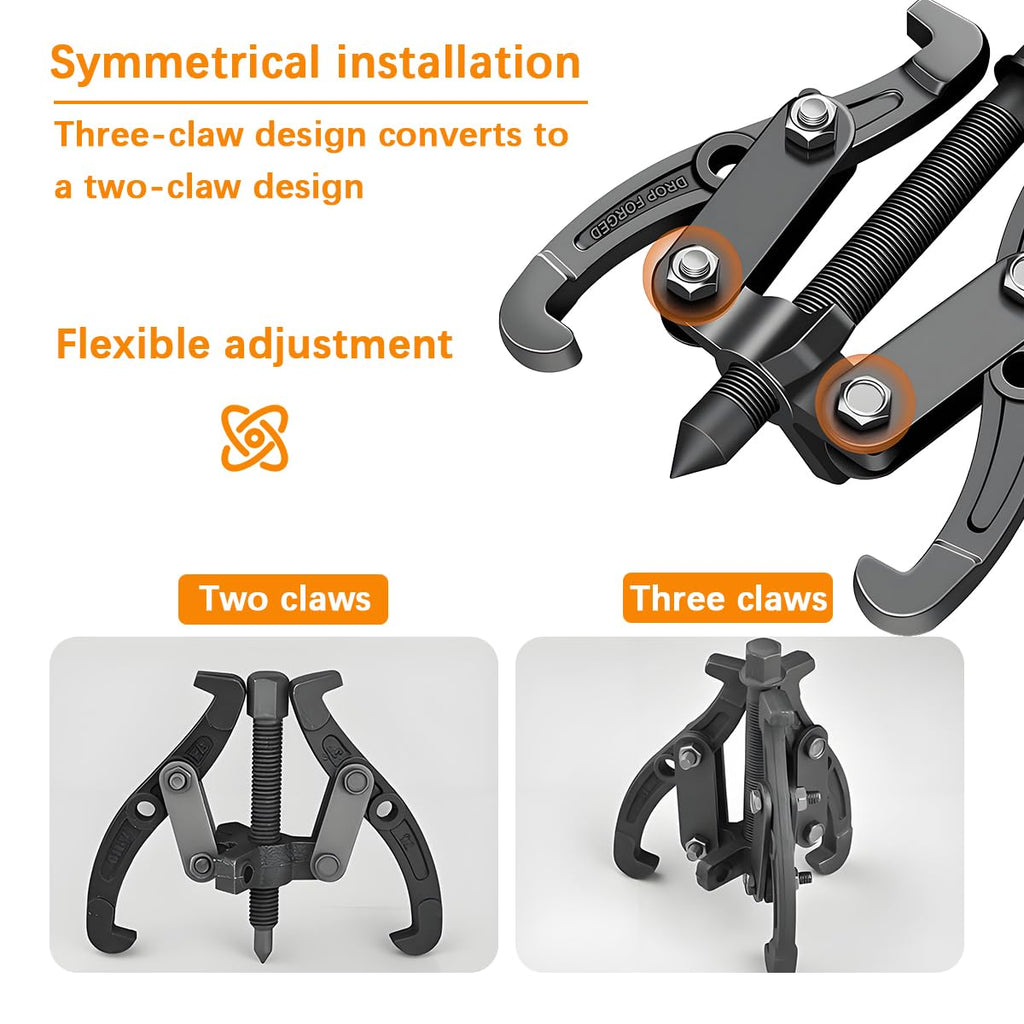 6 Inch Inner Bearing Puller with Reversible Jaws G5142