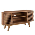 Mid-Century Modern Corner Media TV Stand M2933