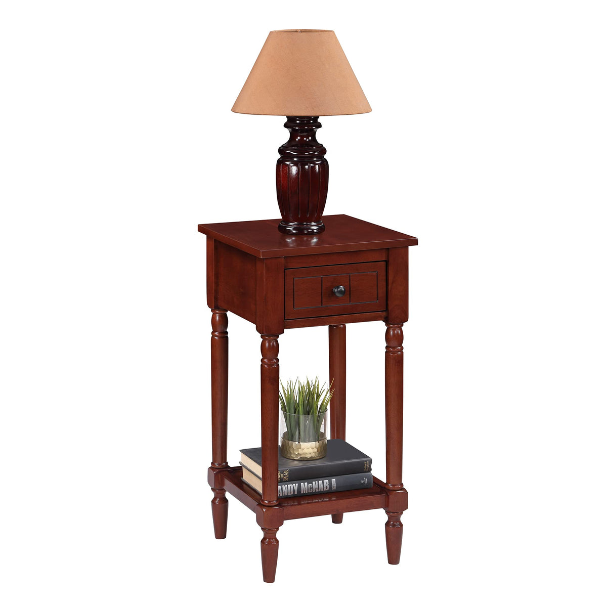 1 Drawer Accent End Table with Storage Drawer and Shelf D655