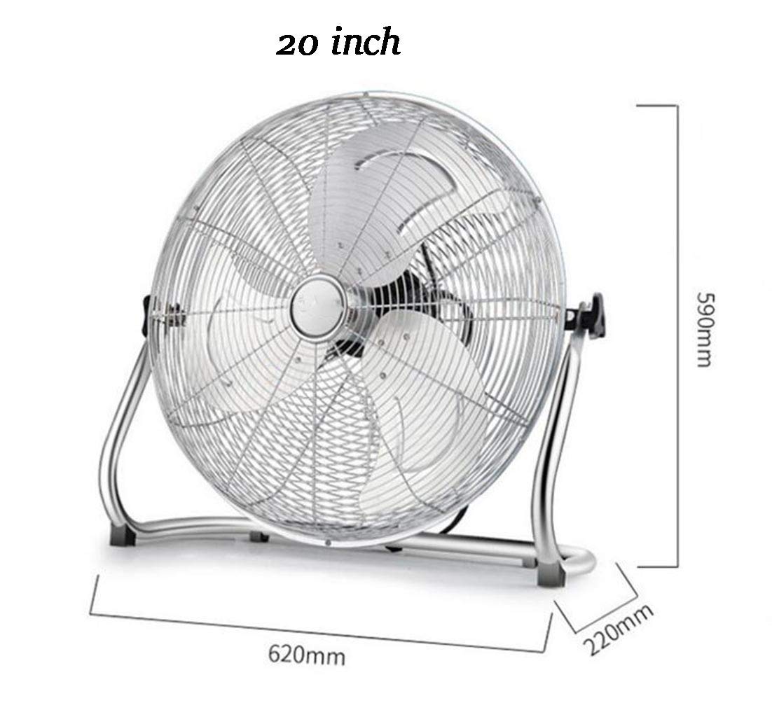 Metal High Velocity Fan Adjustable Floor Standing F19088